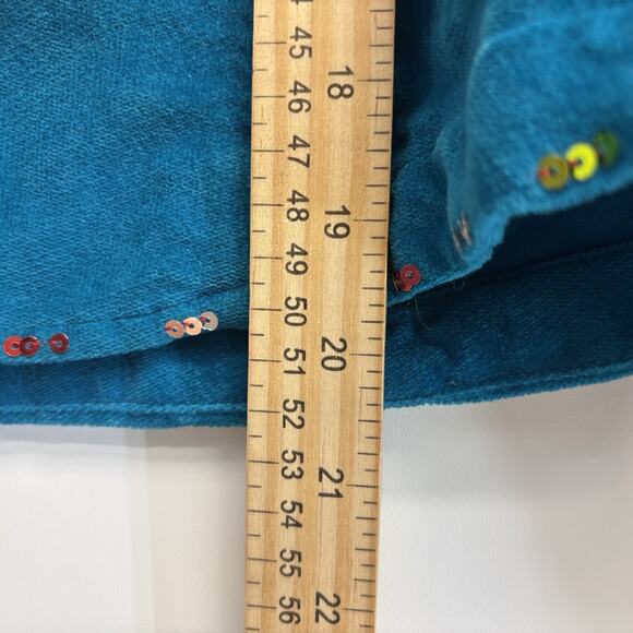 Vintage Signature Gordan & James Womens Velvet Western Chic Sequin Jacket Size S - Picture 5 of 9